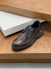 Uubags | Dior combat derby shoe brown polished calfskin for men - 3