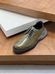 Uubags | Dior combat derby shoe green polished calfskin for men - 3