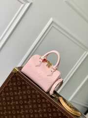 Uubags | Louis Vuitton M47136 Speedy Bandoulière Bag In Opal Pink 20.5x13.5x12cm - 3