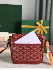 Uubags | Goyard Grand Bleu Bag In Red 16x14x6cm - 6