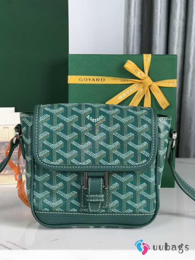 Uubags | Goyard Grand Bleu Bag In Green 16x14x6cm - 1