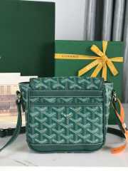 Uubags | Goyard Grand Bleu Bag In Green 16x14x6cm - 4