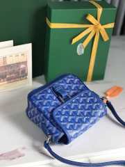 Uubags | Goyard Grand Bleu Bag In Blue 16x14x6cm - 6