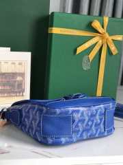 Uubags | Goyard Grand Bleu Bag In Blue 16x14x6cm - 4