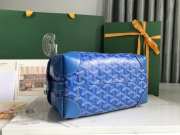 Uubags | Goyard Bowling 25 toiletry bag in blue 13x12x24cm - 6