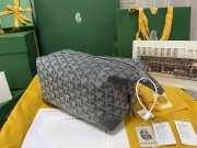 Uubags | Goyard Bowling 25 toiletry bag in grey 13x12x24cm - 6