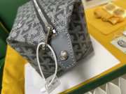 Uubags | Goyard Bowling 25 toiletry bag in grey 13x12x24cm - 2