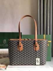 Uubags | Goyard Green Goyardine Okinawa Tote Bag In Black/Tan 35.5x24.5x10cm - 1