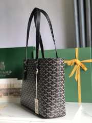 Uubags | Goyard Green Goyardine Okinawa Tote Bag In Black 35.5x24.5x10cm - 6