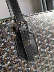 Uubags | Goyard Green Goyardine Okinawa Tote Bag In Black 35.5x24.5x10cm - 3