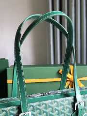 Uubags | Goyard Green Goyardine Okinawa Tote Bag In Green 35.5x24.5x10cm - 3