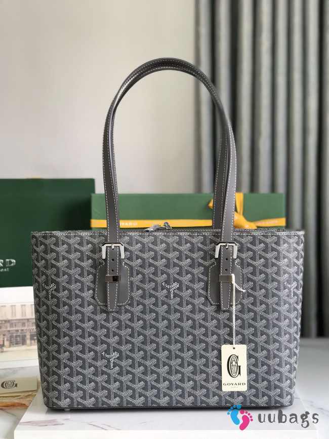 Uubags | Goyard Green Goyardine Okinawa Tote Bag In Grey 35.5x24.5x10cm - 1