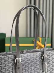 Uubags | Goyard Green Goyardine Okinawa Tote Bag In Grey 35.5x24.5x10cm - 3