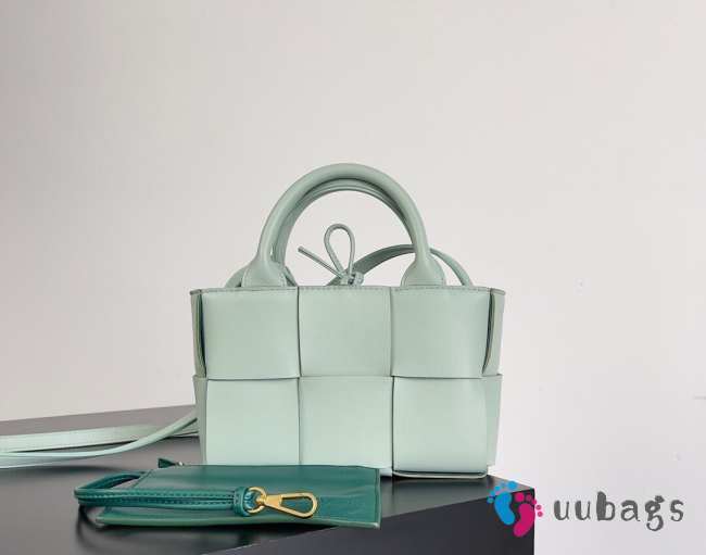 Uubags | Goyard Candy Arco Tote Bag In Green Mint 20x7x13cm - 1