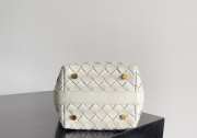 Uubags | Bottega Veneta Mini Wallace Bag In White 17x13.5x5cm - 4