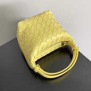 Uubags | Bottega Veneta Mini Wallace Bag In Yellow 17x13.5x5cm - 5