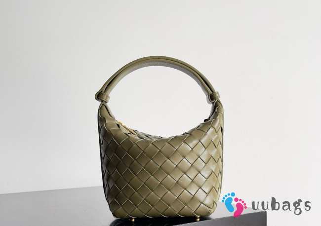 Uubags | Bottega Veneta Mini Wallace Bag In Mustard 17x13.5x5cm - 1