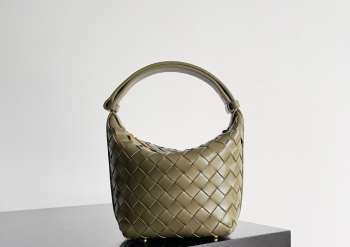 Uubags | Bottega Veneta Mini Wallace Bag In Mustard 17x13.5x5cm