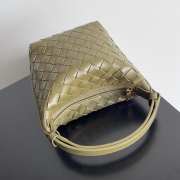 Uubags | Bottega Veneta Mini Wallace Bag In Mustard 17x13.5x5cm - 5