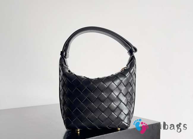 Uubags | Bottega Veneta Mini Wallace Bag In Black 17x13.5x5cm - 1