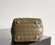 Uubags | Bottega Veneta Mini Wallace Bag In Kaki 17x13.5x5cm - 4