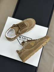 Uubags | Prada Trail faded suede sneakers in brown - 6