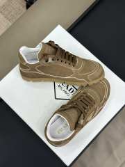 Uubags | Prada Trail faded suede sneakers in brown - 3