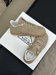 Uubags | Prada Trail faded suede sneakers in beige - 3