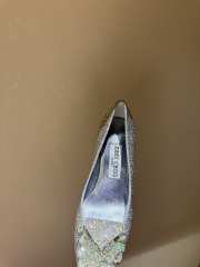 Uubags | Jimmy Choo Crystal Slipper 85 Iridescent Crystal Pointed-Toe Pumps with Hearts - 4