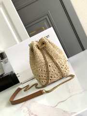 Uubags | YSL Joe Mini Bucket Bag Natural 19x13x13cm - 3