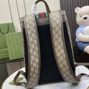 Uubags | Gucci Ophidia Small GG Backpack In Beige and ebony GG Supreme canvas 29x40.5x13.5cm - 2