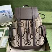 Uubags | Gucci beige jumbo GG Supreme canvas backpack 34x42x16cm - 1