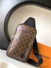 Uubags | Louis Vuitton M46327 Avenue NM Monogram Macassar Canvas Crossbody Bag 20x31x7cm - 1