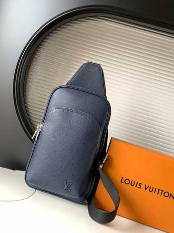 Uubags | Louis Vuitton M30971 Avenue NM Blue Crossbody Bag 20x31x7cm