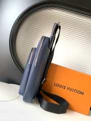 Uubags | Louis Vuitton M30971 Avenue NM Blue Crossbody Bag 20x31x7cm - 5