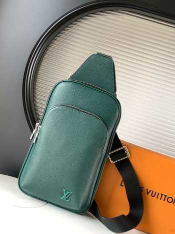 Uubags | Louis Vuitton M30971 Avenue NM Green Crossbody Bag 20x31x7cm