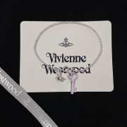 Uubags | Vivienne Westwood Ladies Sterling Silver Eunice Key Necklace  - 2