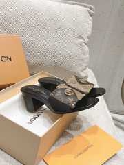 Uubags | Louis Vuitton 1ACXWC Frame Flat Mule Sandals In Cocoa 5.5cm - 3