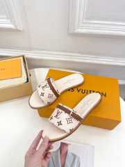 Uubags | Louis Vuitton Neo Revival Flat Mule In Beige - 2