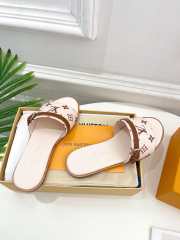 Uubags | Louis Vuitton Neo Revival Flat Mule In Beige - 5