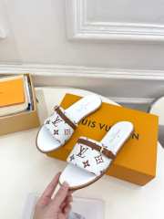 Uubags | Louis Vuitton Neo Revival Flat Mule In White - 2