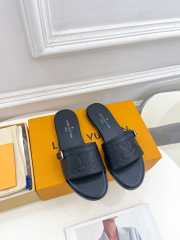 Uubags | Louis Vuitton Neo Revival Flat Mule In Black - 1