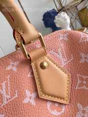 Uubags | Louis Vuitton M24443 Speedy P9 Bandoulière Bag In Coral Pink 25x15x15cm - 5