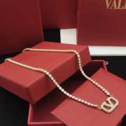 Uubags | Vlogo Signature Metal And Swarovski Crystal Necklace  - 6