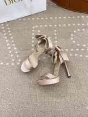 Uubags | Dior Heeled Sandal Nude Satin 12cm - 1