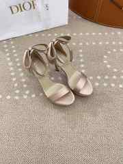 Uubags | Dior Heeled Sandal Nude Satin 12cm - 6