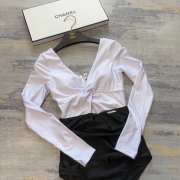 Uubags | Chanel swimsuit black/white - 5