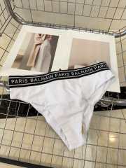 Uubags | Balmain Lycra Band White Swimsuit - 4