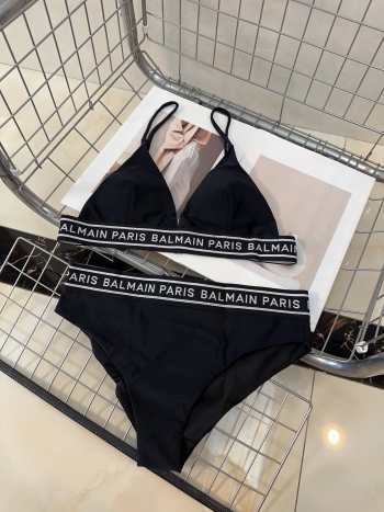 Uubags | Balmain Lycra Band Black Swimsuit