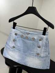 Uubags | Short Jeans Skirt Blue - 4